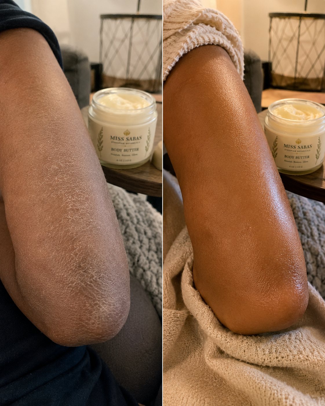 Body Butter results on arm